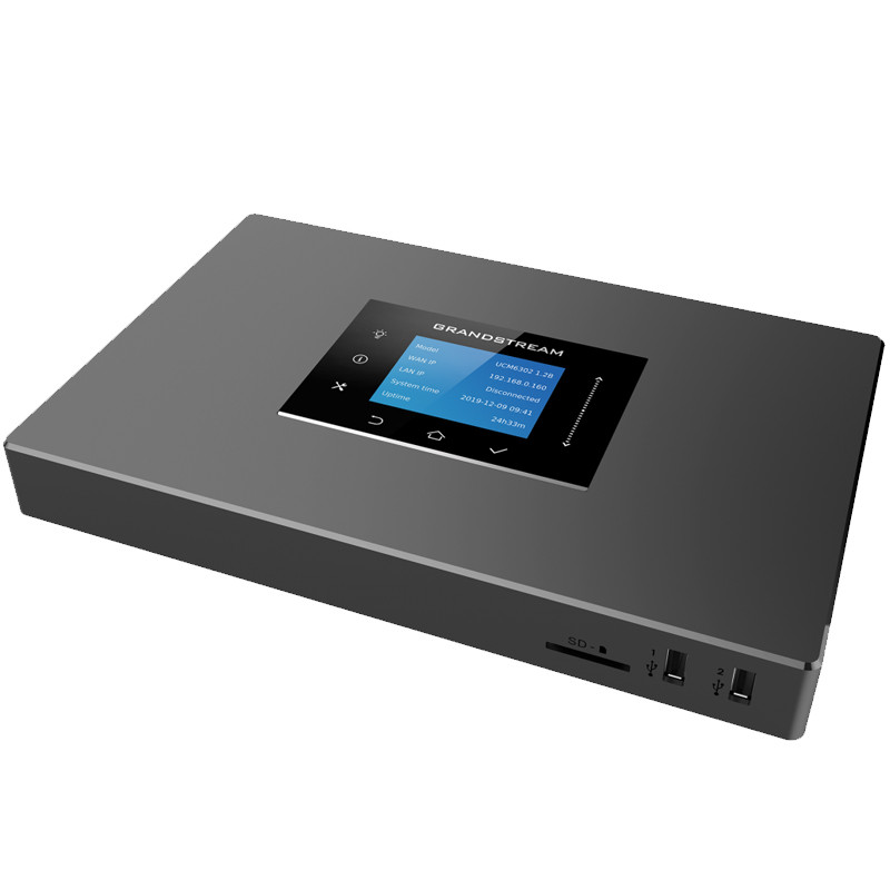 Grandstream UCM6302A IPPBX, 2 FXO, 2 FXS, 500 Users, 75 Concurrent Calls