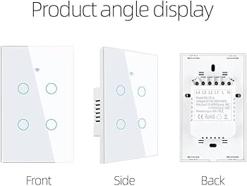 Tuya Zigbee 4-Gang Touch Switch
