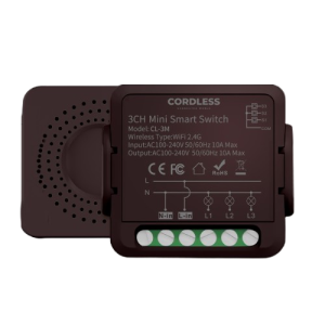CORDLESS - Intelligent circuit breaker 3way BLACK