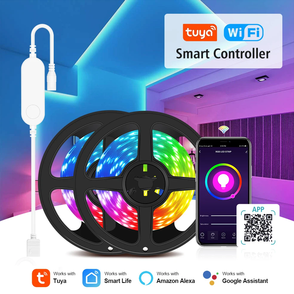 Moes RGB led strip 10m WIFI