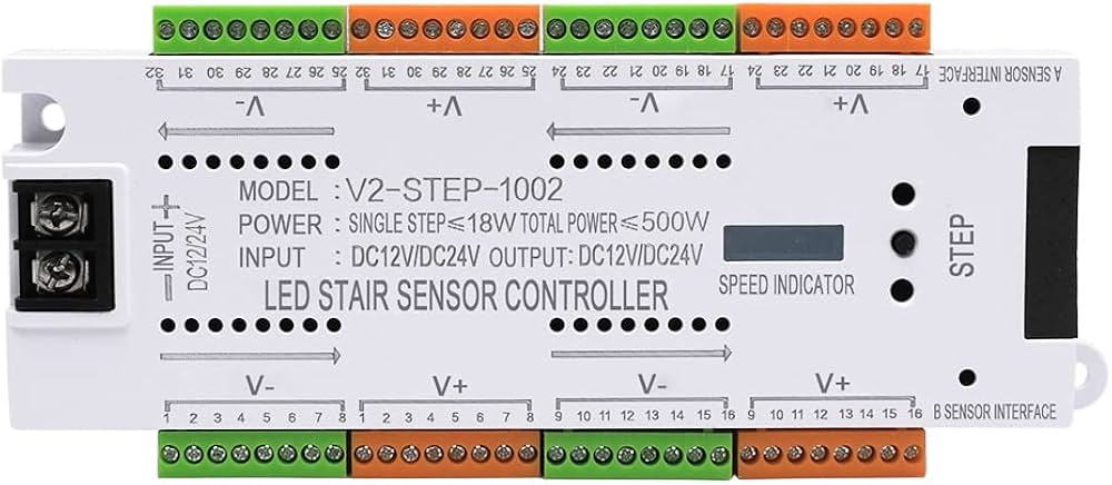 Moes 32Ch Led Motion Sensor Controller For Led Staircase Led Stairs Lighting