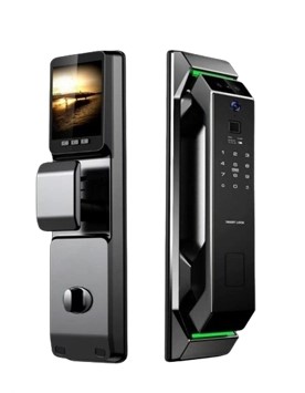 CORDLESS - Face ID - Door Smart Lock Black