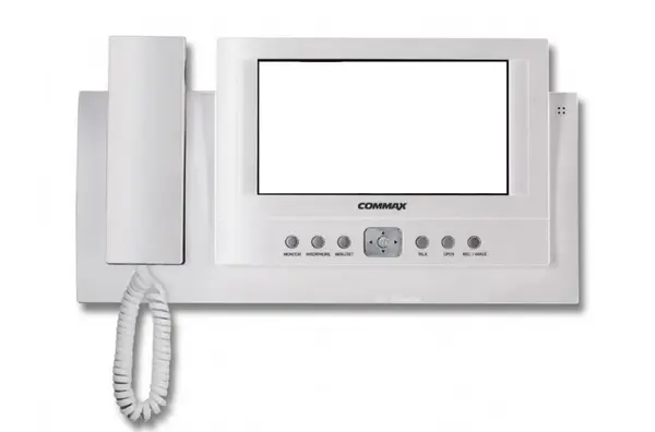 Commax Video Intercom Door Station Monitor 7" - Hand-Free Connectable With 4 Camera