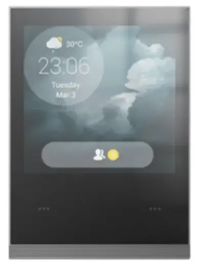 [PS52N-R2-US] Akubela Zigbee HyPanel 4" with 2-Gang Switch - Touch Screen (2 Relays) US