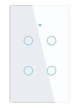 Moes 4 Gang Touch Switch - Zigbee Mesh