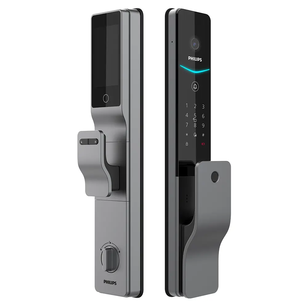 Philips - 7000 series Palm Vein Smart Door Lock - Sky Gray