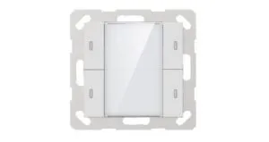 GVS KNX Push Button Sensor Plus, 1- Gang, 55mm - Shiny Finish