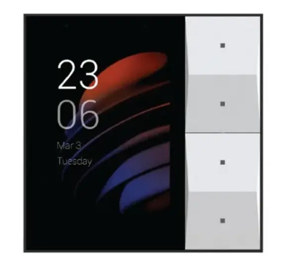 [KS41-KNX-EU] Akubela KNX HyPanel Lite, 3.27-inch Touch Screen