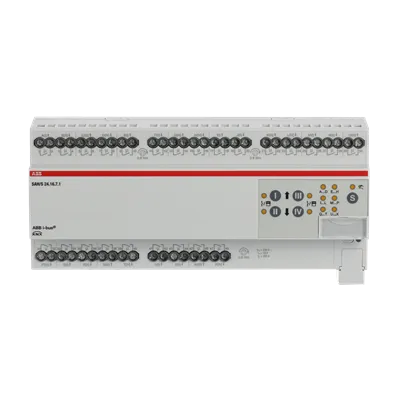 [SAH/S24.16.7.1] ABB KNX Switch/Shutter Actuator, 24-fold, 16 A, MDRC