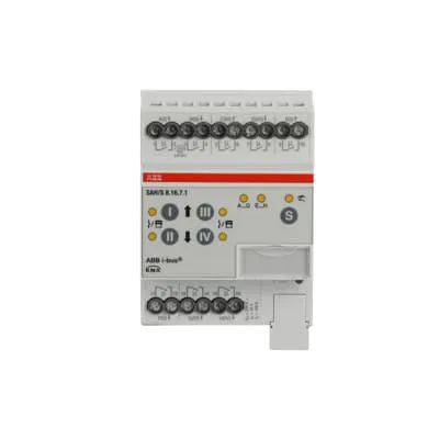 [SAH/S8.16.7.1] ABB KNX Switch/Shutter Actuator, 8-fold, 16 A, MDRC