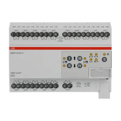 [SAH/S16.16.7.1] ABB KNX Switch/Shutter Actuator, 16-fold, 16 A, MDRC