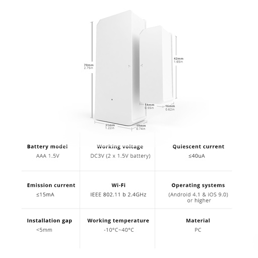 [DW2-wIfi] SONOFF Wireless Door/Window Sensor