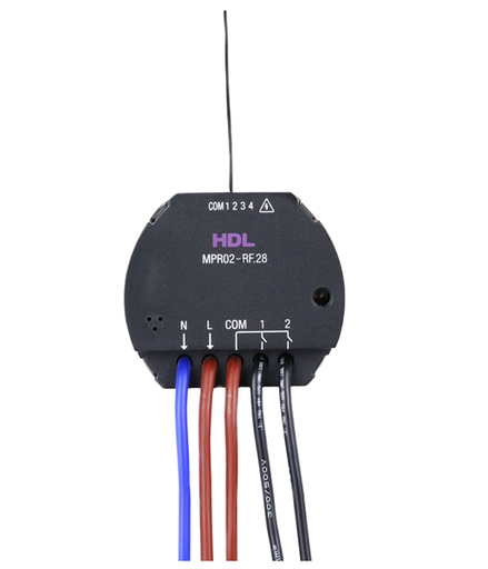 [HDL-MPR02-RF.28] HDL Wireless 2CH Relay Actuator