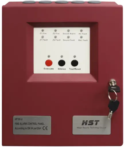 [HST-HP101-2] HST Conventional - 2 Zones Fire Alarm Control Panel