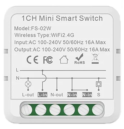 [Tuya 1 Gang Zi] Tuya Mini 1 Gang Zigbee